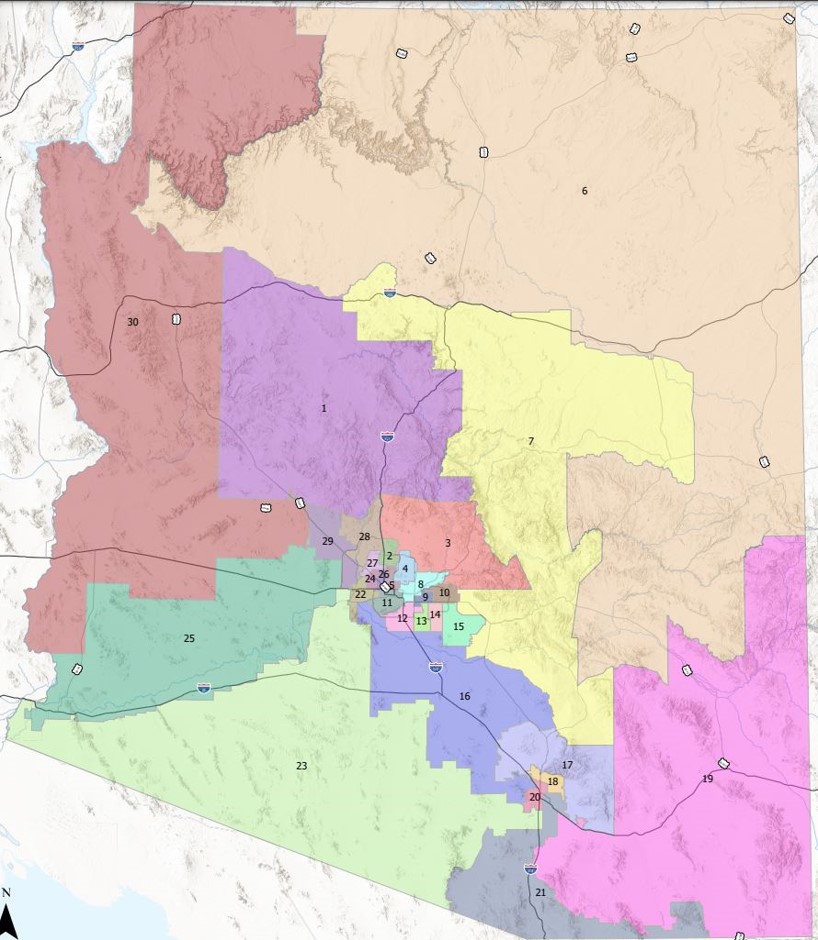 AZ LD Map